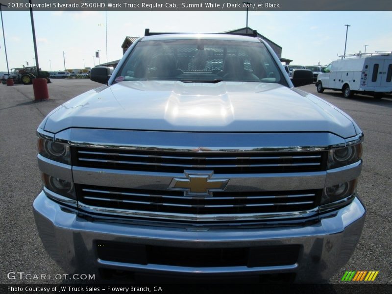 Summit White / Dark Ash/Jet Black 2018 Chevrolet Silverado 2500HD Work Truck Regular Cab