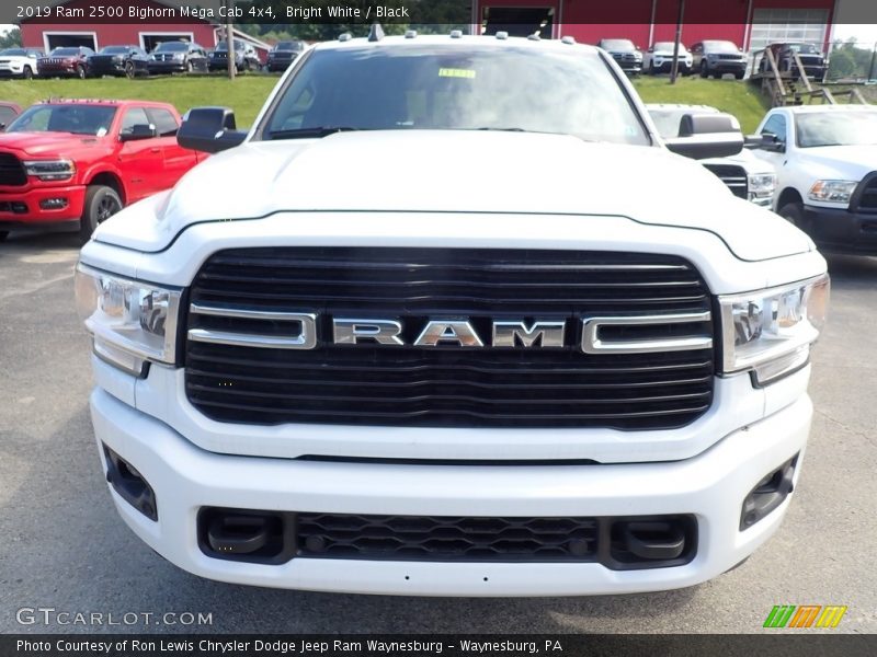 Bright White / Black 2019 Ram 2500 Bighorn Mega Cab 4x4