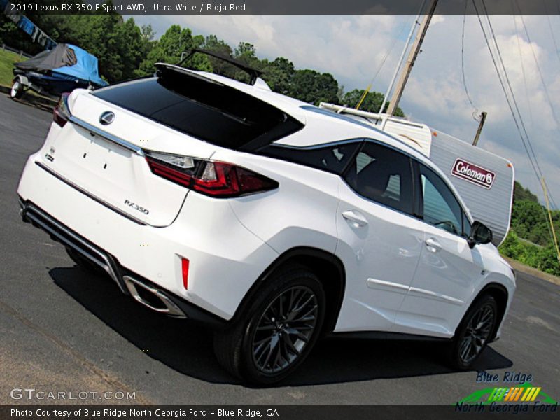 Ultra White / Rioja Red 2019 Lexus RX 350 F Sport AWD