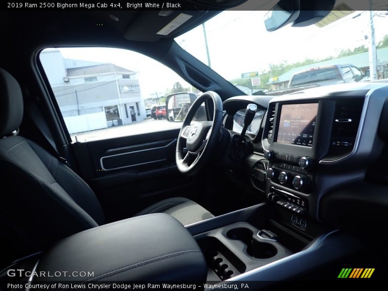Bright White / Black 2019 Ram 2500 Bighorn Mega Cab 4x4