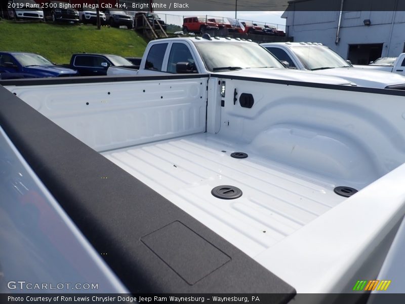 Bright White / Black 2019 Ram 2500 Bighorn Mega Cab 4x4