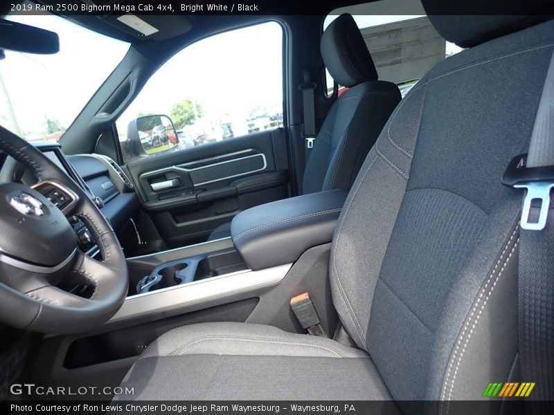 Bright White / Black 2019 Ram 2500 Bighorn Mega Cab 4x4