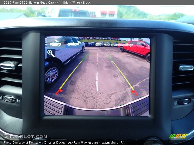 Bright White / Black 2019 Ram 2500 Bighorn Mega Cab 4x4