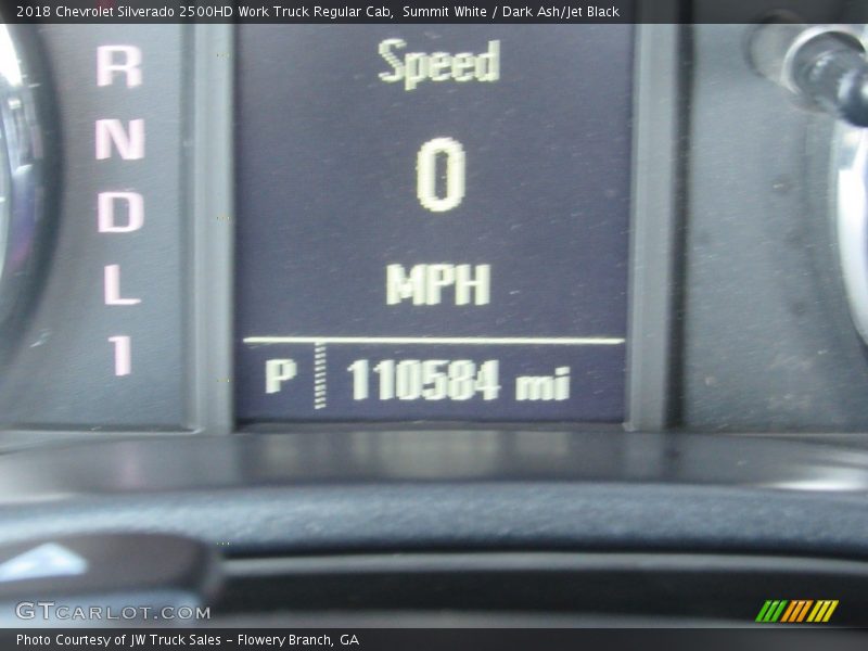 Summit White / Dark Ash/Jet Black 2018 Chevrolet Silverado 2500HD Work Truck Regular Cab