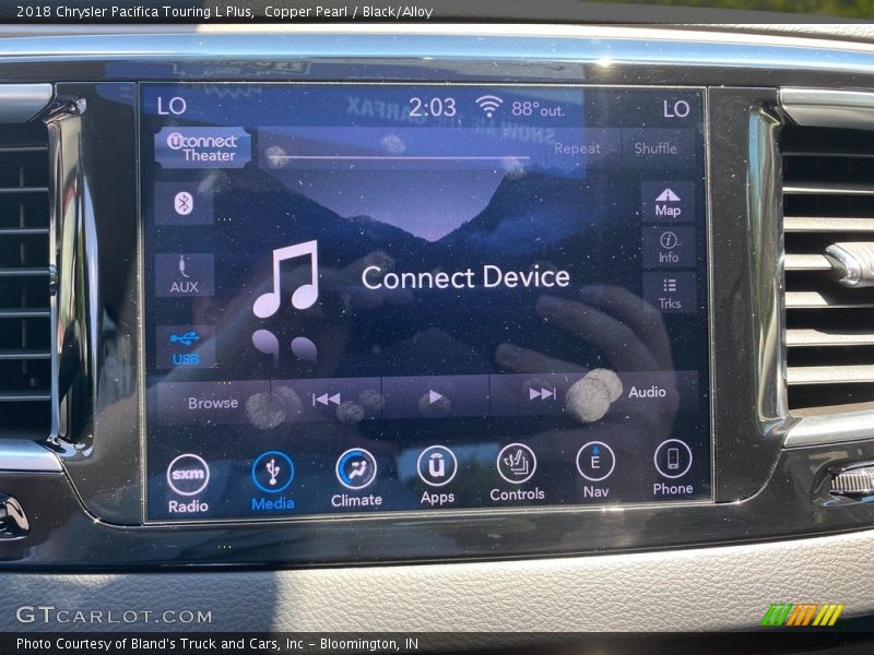 Copper Pearl / Black/Alloy 2018 Chrysler Pacifica Touring L Plus