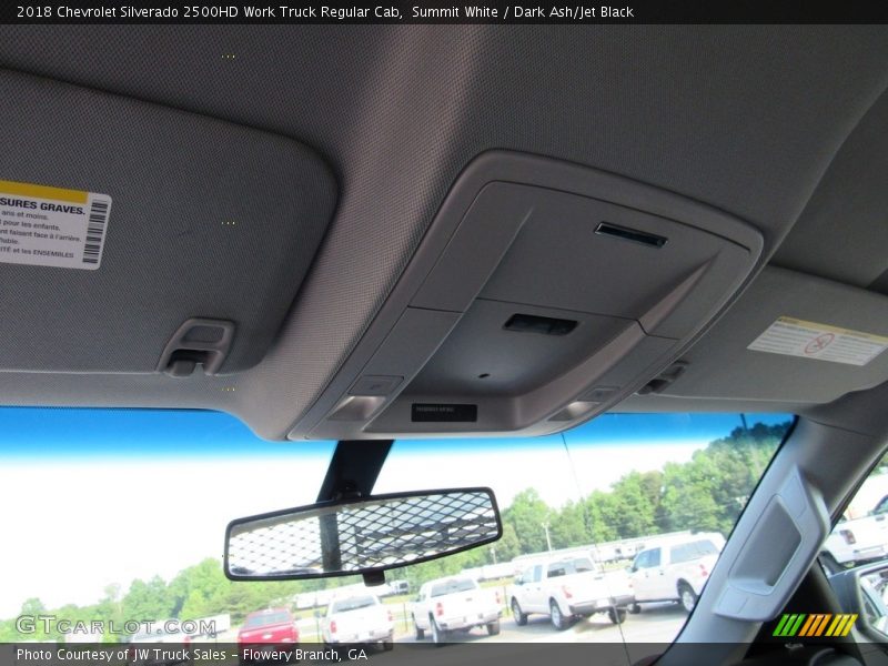 Summit White / Dark Ash/Jet Black 2018 Chevrolet Silverado 2500HD Work Truck Regular Cab