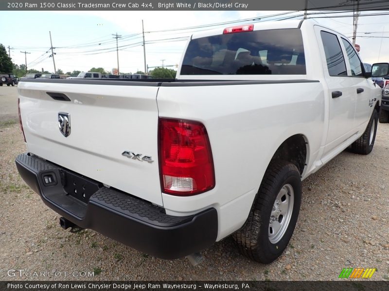 Bright White / Black/Diesel Gray 2020 Ram 1500 Classic Tradesman Crew Cab 4x4