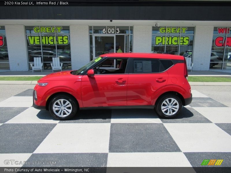 Inferno Red / Black 2020 Kia Soul LX