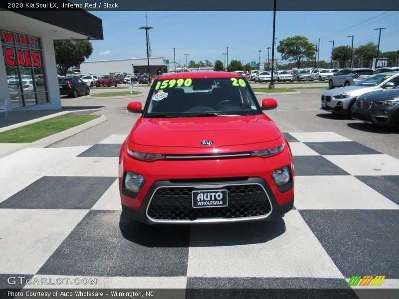 Inferno Red / Black 2020 Kia Soul LX