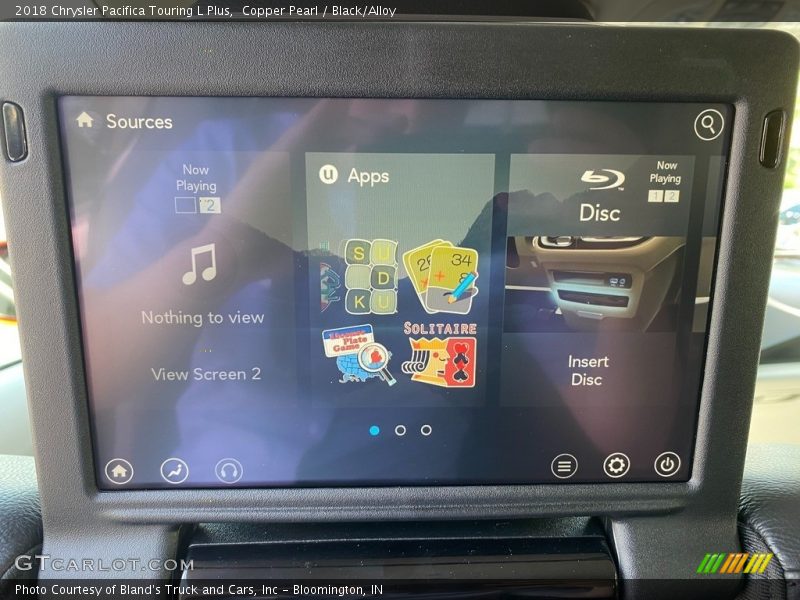 Copper Pearl / Black/Alloy 2018 Chrysler Pacifica Touring L Plus