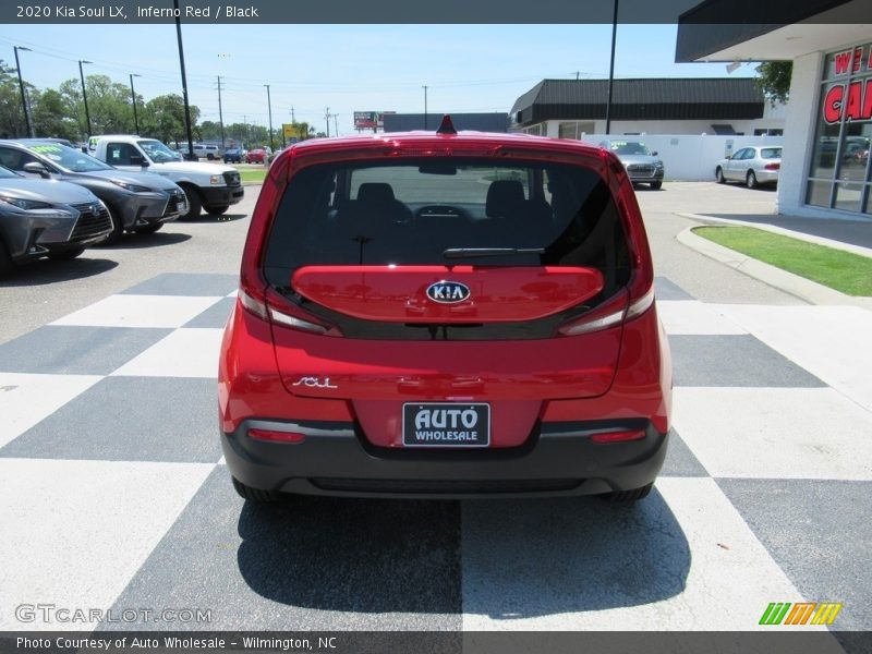 Inferno Red / Black 2020 Kia Soul LX