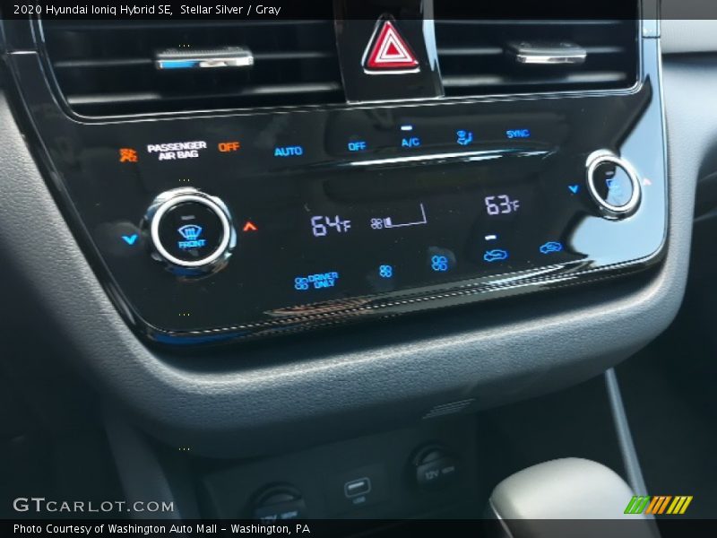 Stellar Silver / Gray 2020 Hyundai Ioniq Hybrid SE