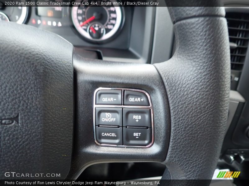 Bright White / Black/Diesel Gray 2020 Ram 1500 Classic Tradesman Crew Cab 4x4