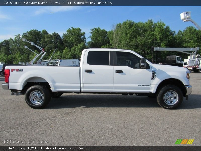 Oxford White / Earth Gray 2018 Ford F350 Super Duty XL Crew Cab 4x4