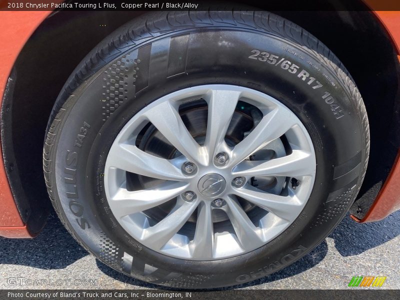 Copper Pearl / Black/Alloy 2018 Chrysler Pacifica Touring L Plus