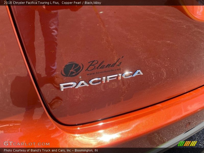 Copper Pearl / Black/Alloy 2018 Chrysler Pacifica Touring L Plus