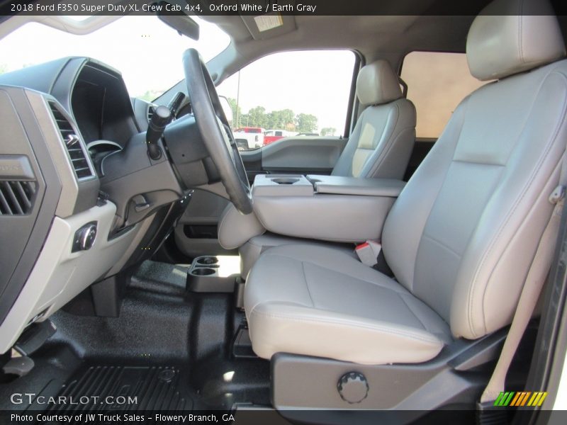 Oxford White / Earth Gray 2018 Ford F350 Super Duty XL Crew Cab 4x4
