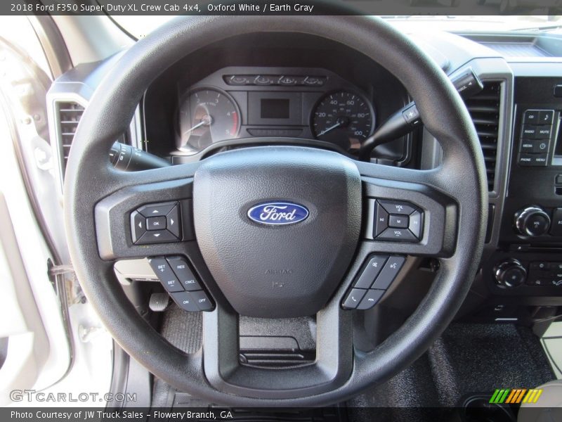 Oxford White / Earth Gray 2018 Ford F350 Super Duty XL Crew Cab 4x4