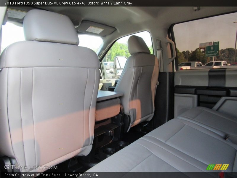 Oxford White / Earth Gray 2018 Ford F350 Super Duty XL Crew Cab 4x4