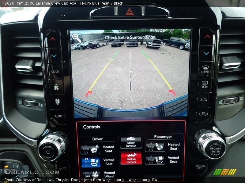 Hydro Blue Pearl / Black 2020 Ram 2500 Laramie Crew Cab 4x4