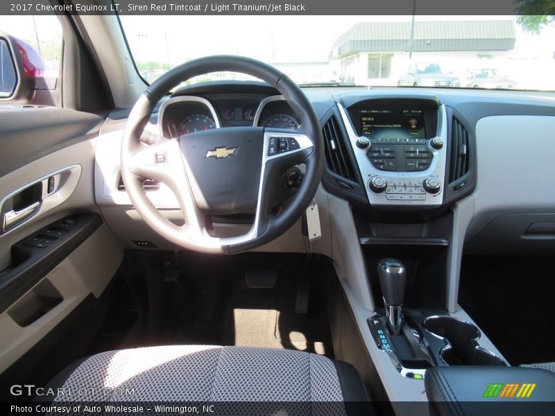 Siren Red Tintcoat / Light Titanium/Jet Black 2017 Chevrolet Equinox LT