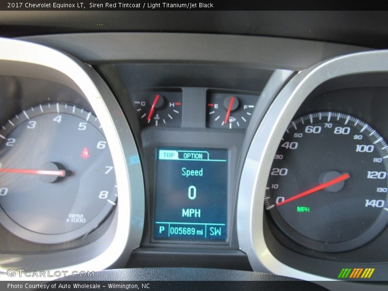 Siren Red Tintcoat / Light Titanium/Jet Black 2017 Chevrolet Equinox LT
