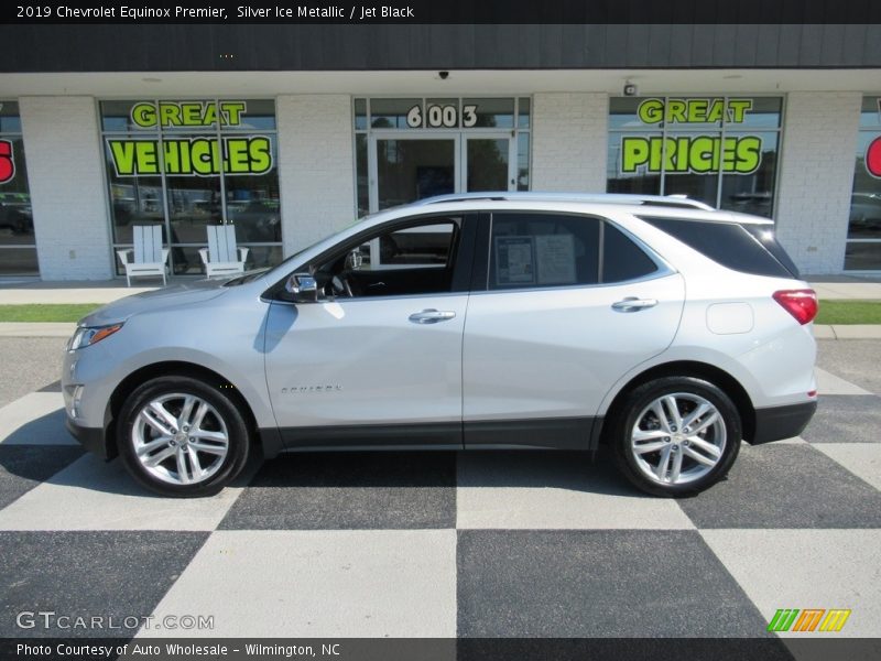 Silver Ice Metallic / Jet Black 2019 Chevrolet Equinox Premier