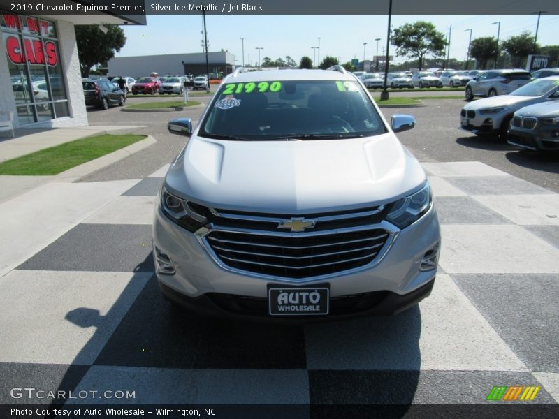 Silver Ice Metallic / Jet Black 2019 Chevrolet Equinox Premier