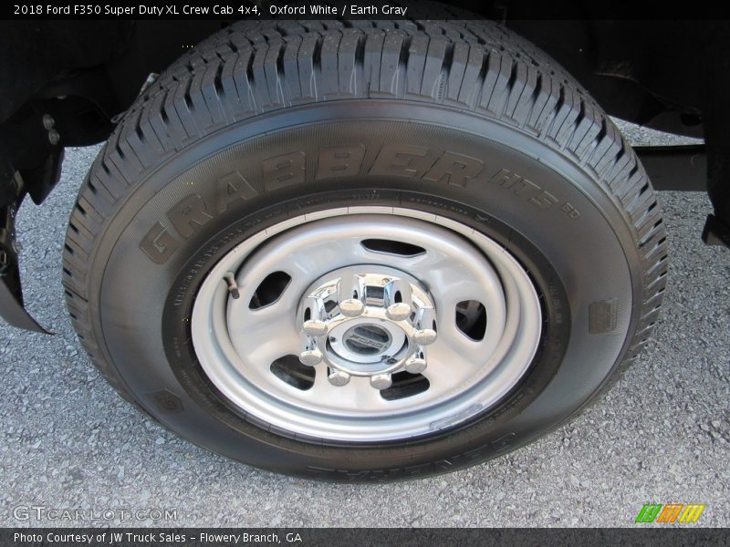 Oxford White / Earth Gray 2018 Ford F350 Super Duty XL Crew Cab 4x4