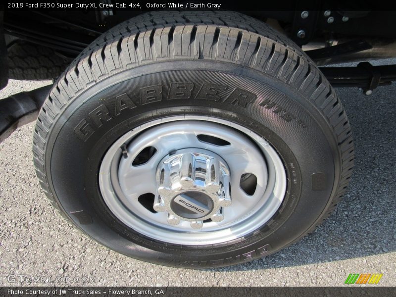 Oxford White / Earth Gray 2018 Ford F350 Super Duty XL Crew Cab 4x4