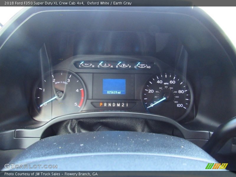 Oxford White / Earth Gray 2018 Ford F350 Super Duty XL Crew Cab 4x4