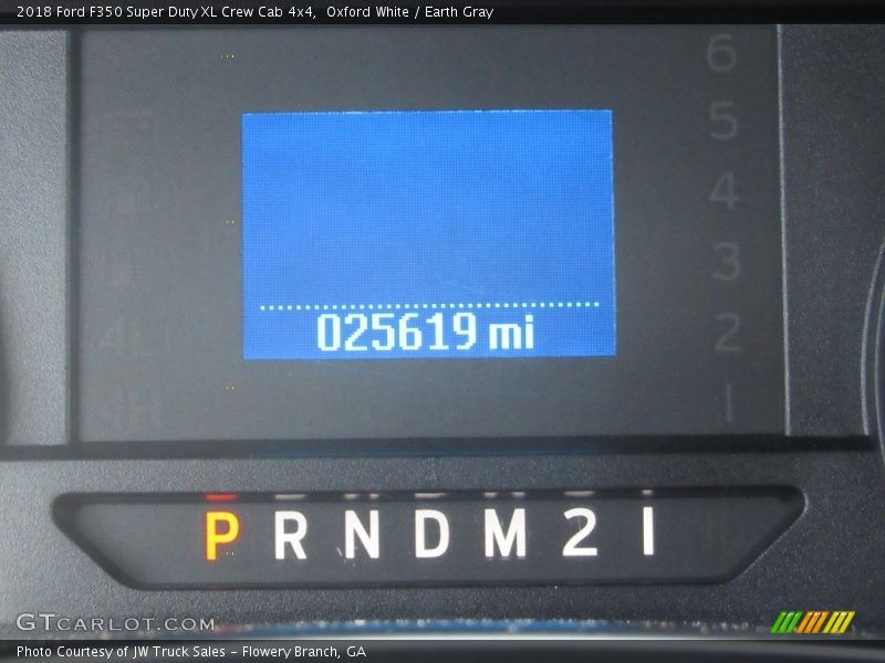 Oxford White / Earth Gray 2018 Ford F350 Super Duty XL Crew Cab 4x4