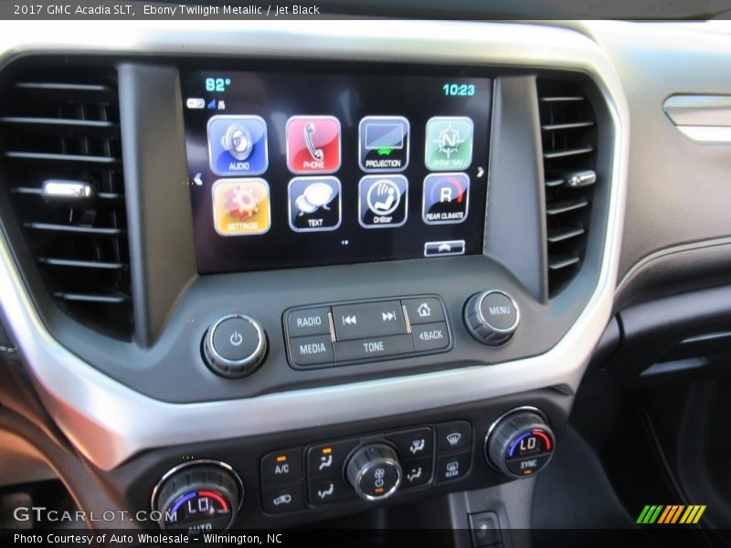 Ebony Twilight Metallic / Jet Black 2017 GMC Acadia SLT