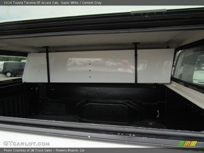 Super White / Cement Gray 2016 Toyota Tacoma SR Access Cab