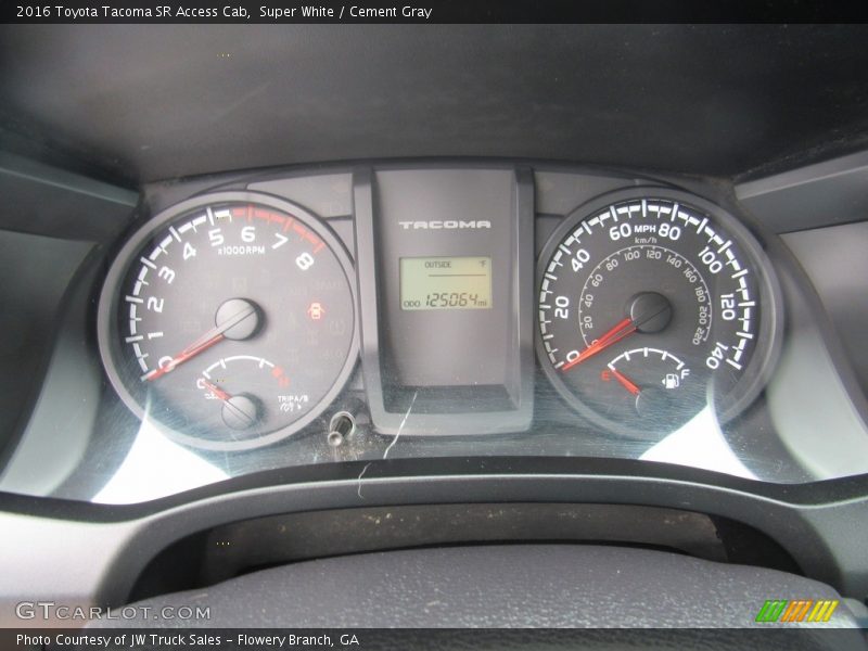  2016 Tacoma SR Access Cab SR Access Cab Gauges