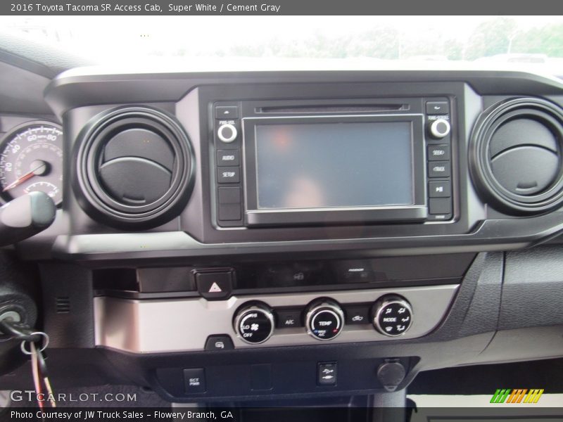Controls of 2016 Tacoma SR Access Cab