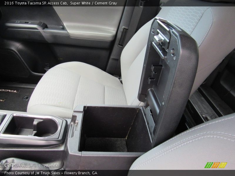 Super White / Cement Gray 2016 Toyota Tacoma SR Access Cab