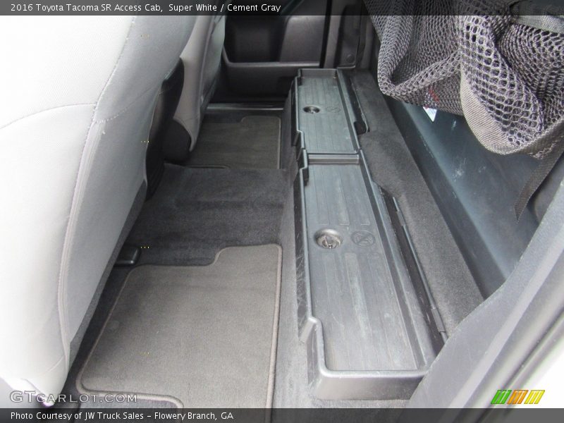 Super White / Cement Gray 2016 Toyota Tacoma SR Access Cab