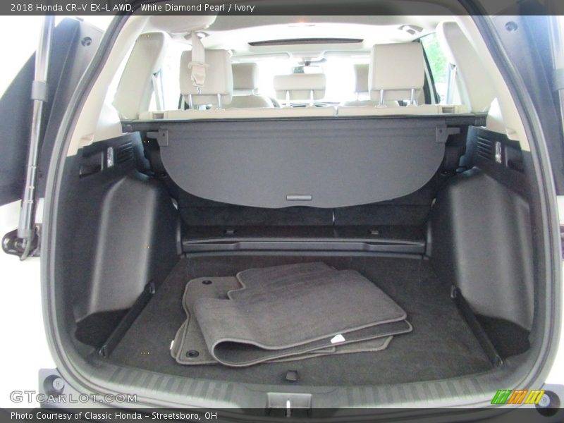 White Diamond Pearl / Ivory 2018 Honda CR-V EX-L AWD