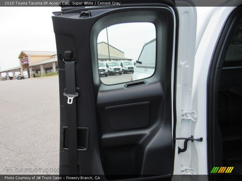 Super White / Cement Gray 2016 Toyota Tacoma SR Access Cab