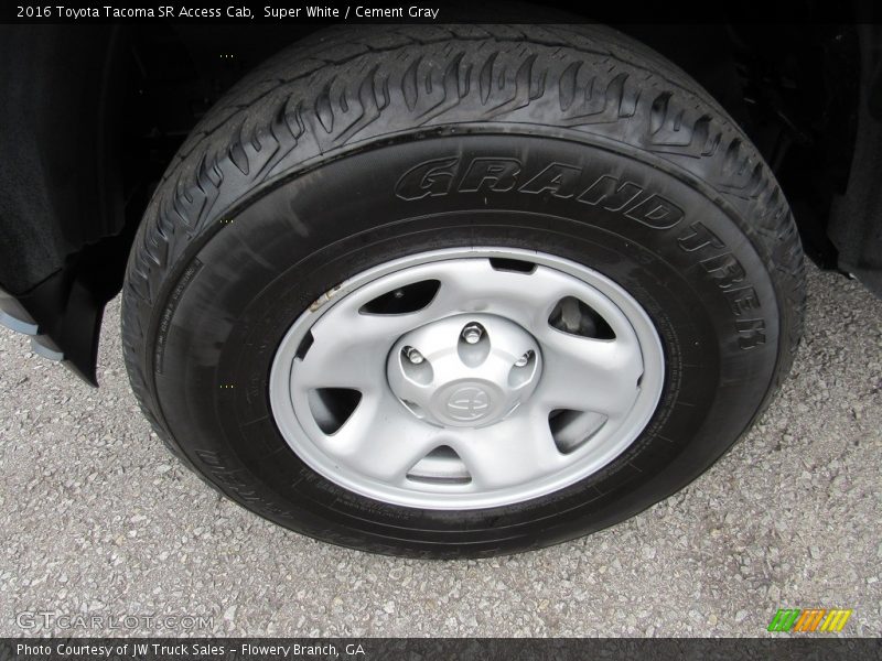 Super White / Cement Gray 2016 Toyota Tacoma SR Access Cab