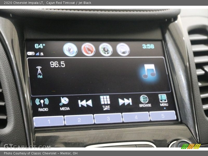 Cajun Red Tintcoat / Jet Black 2020 Chevrolet Impala LT