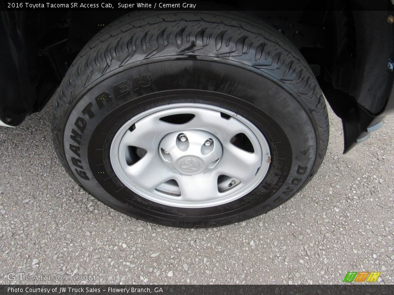 Super White / Cement Gray 2016 Toyota Tacoma SR Access Cab
