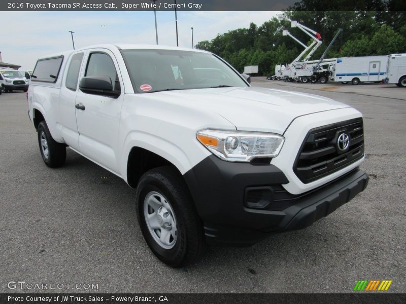  2016 Tacoma SR Access Cab Super White