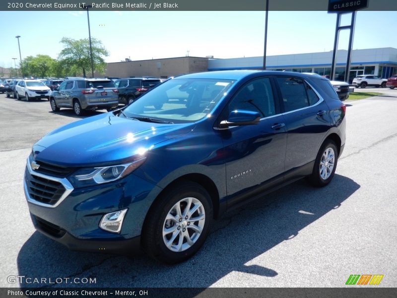 Pacific Blue Metallic / Jet Black 2020 Chevrolet Equinox LT