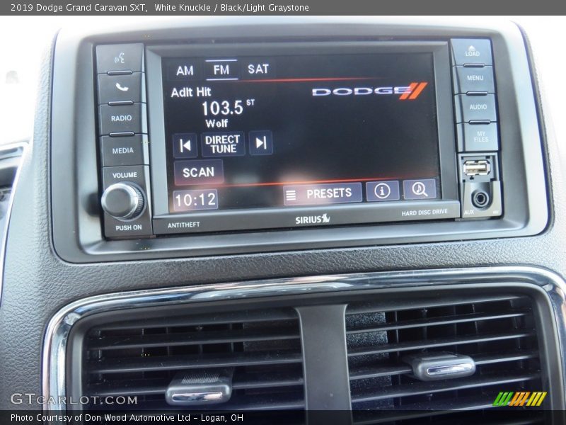 White Knuckle / Black/Light Graystone 2019 Dodge Grand Caravan SXT