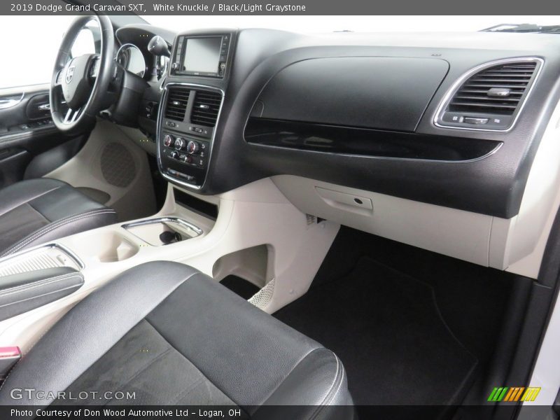 White Knuckle / Black/Light Graystone 2019 Dodge Grand Caravan SXT