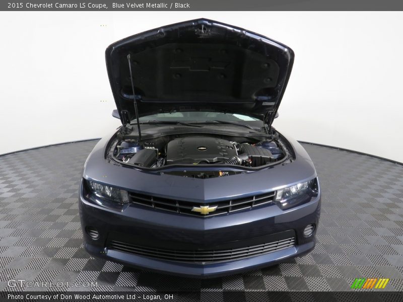 Blue Velvet Metallic / Black 2015 Chevrolet Camaro LS Coupe