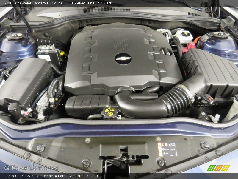 Blue Velvet Metallic / Black 2015 Chevrolet Camaro LS Coupe