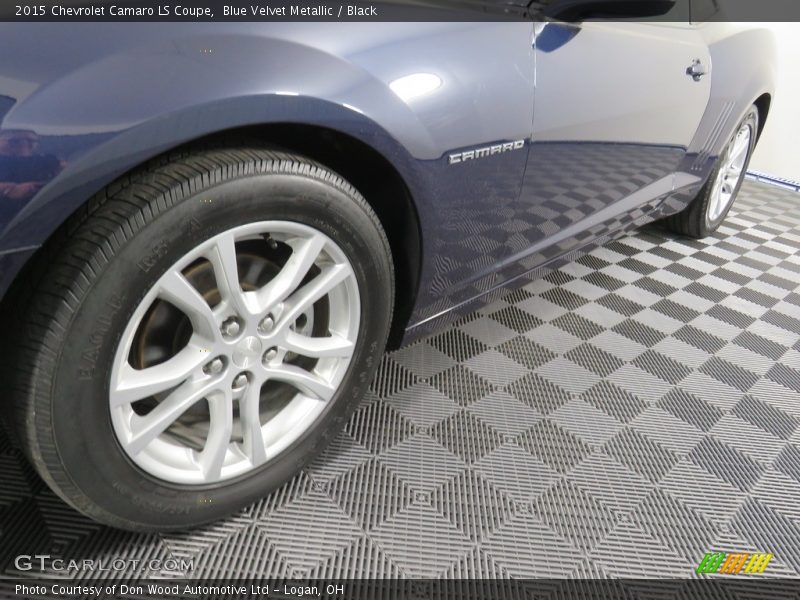 Blue Velvet Metallic / Black 2015 Chevrolet Camaro LS Coupe